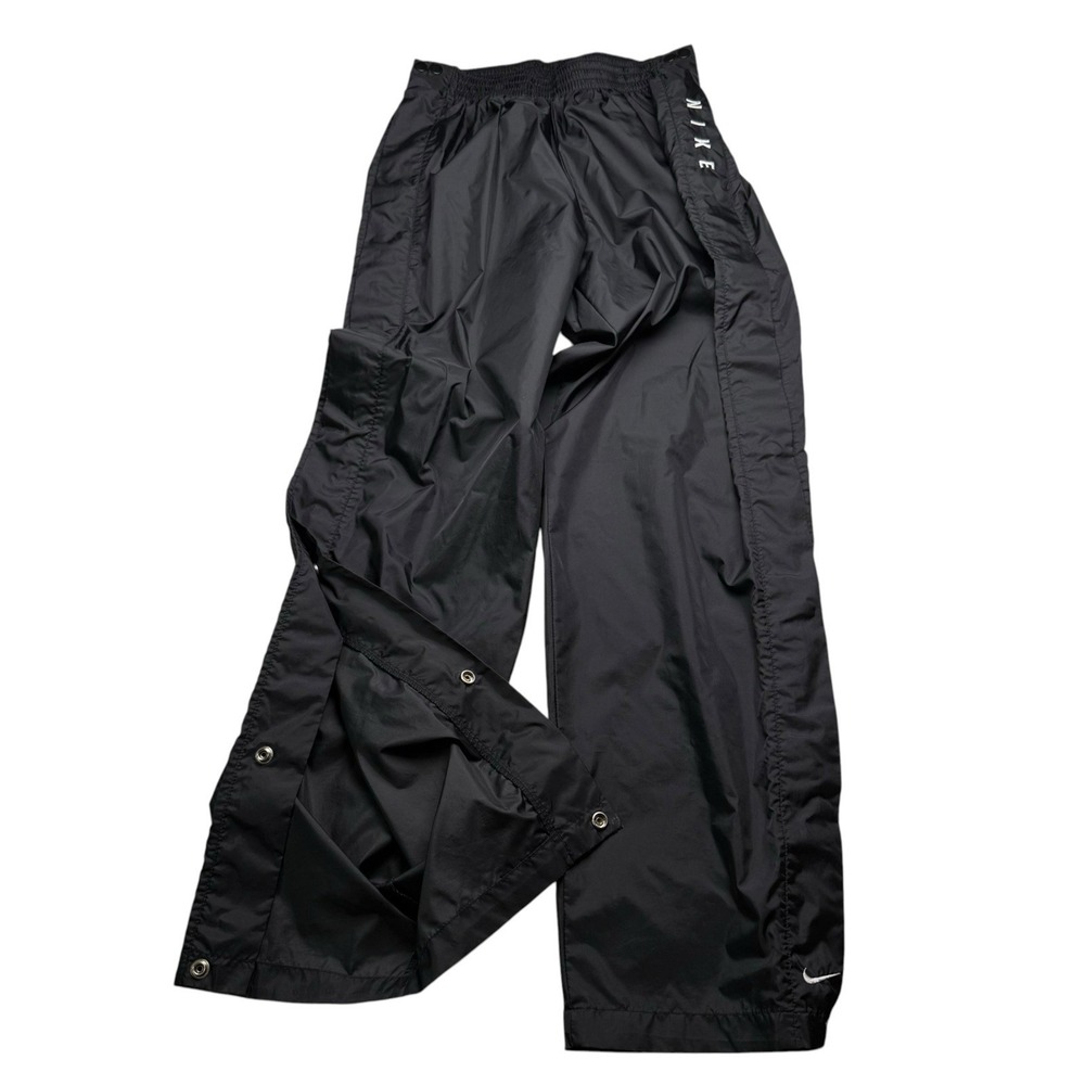 Nike Track Pants Men's Medium Windbreaker Warm Up Snap Break Away Swoosh Vintage